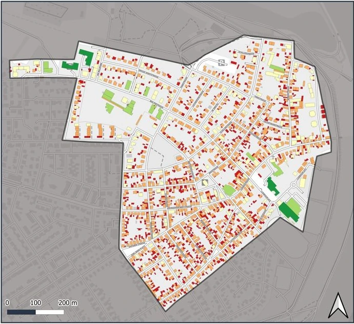 Building-level solar potential across Altrip