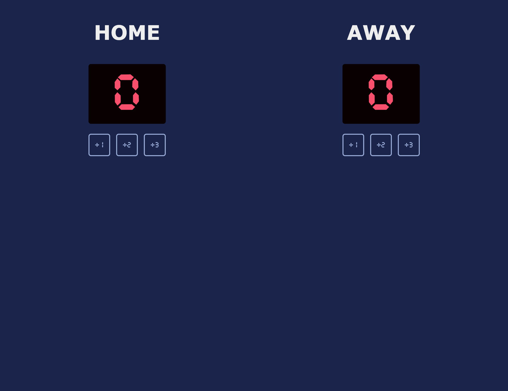 Scoreboard App